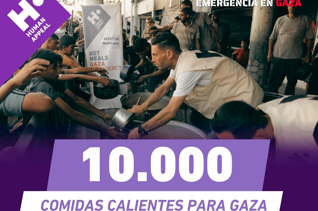 10.000 comidas para Gaza