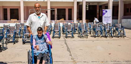 Sillas de ruedas para Yemen