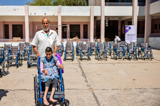 Sillas de ruedas para Yemen