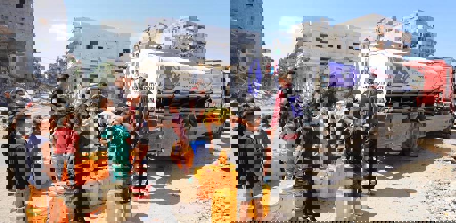 Agua potable en Gaza