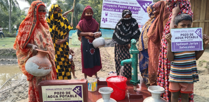 Pozo agua potable en Bangladesh