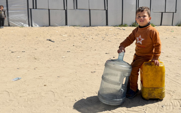 Agua potable para Gaza