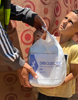2 millones de comidas calientes entregadas en Gaza