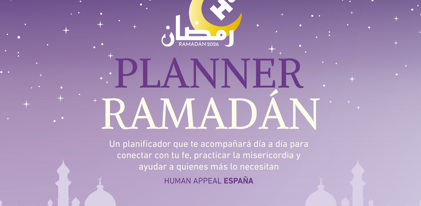 Planner de Ramadán 2026 + iftar caliente en Gaza