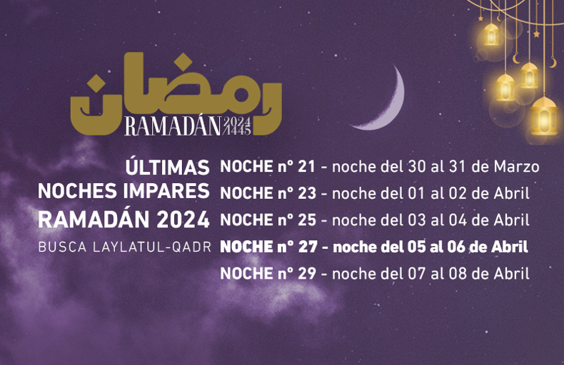 Calendario noches impares en las 10 últimas noches de Ramadán 2024-1445