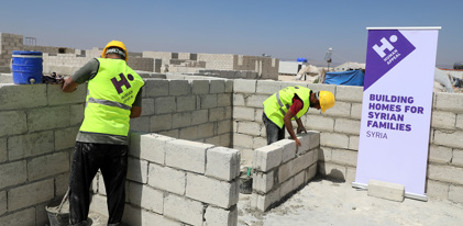 Construye una casa de obra en Siria