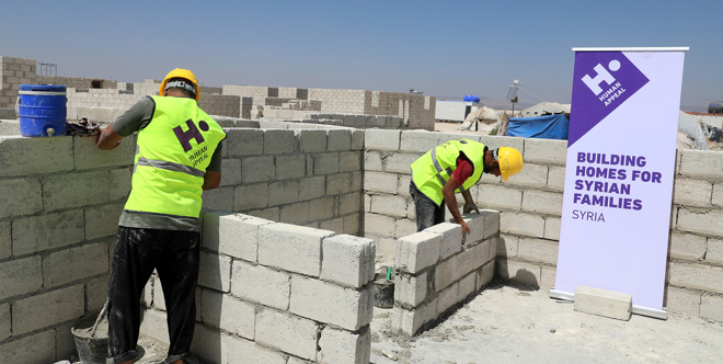Construye una casa de obra en Siria