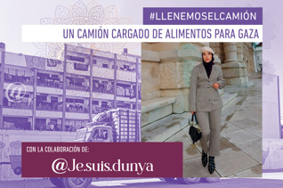 Reto #Llenemoselcamión - Un camión de alimentos para Gaza