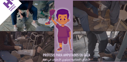 "Paso a Paso, Un nuevo comienzo" - Proyecto de prótesis para personas amputadas en Gaza