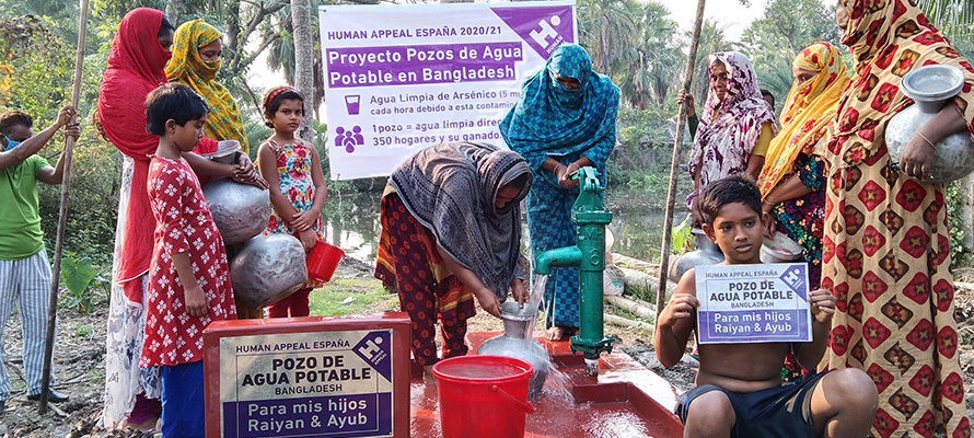Construye un pozo en Bangladesh