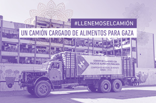 Reto #Llenemoselcamión - Un camión de alimentos para Gaza