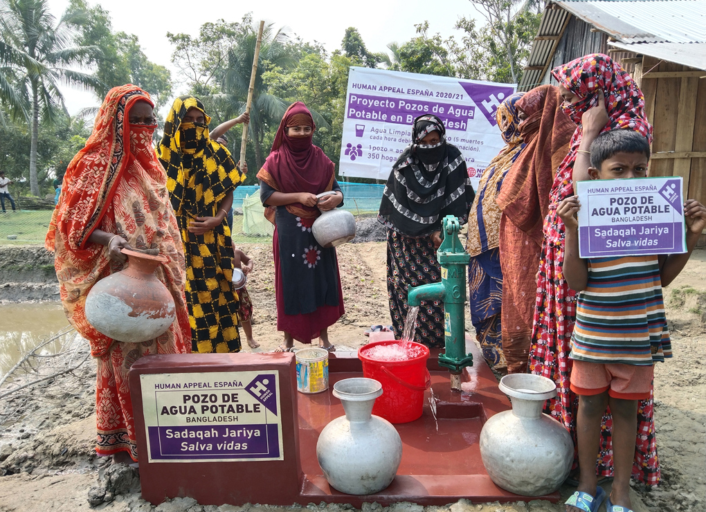 Pozo agua potable en Bangladesh